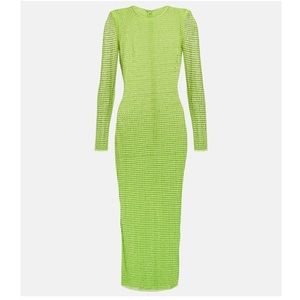 Self Portrait Crystal-embellished bodycon dress